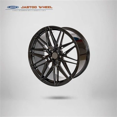 22 × 10 pouces roues de voiture de peinture noire brillante pour la voiture Audi