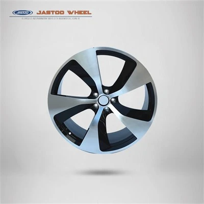 Roue de voiture noire forgée de 22 pouces 5x112 pour Audi Q7