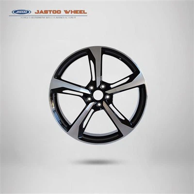 Roues 5x112 20 pouces avec finition de coupe en diamant noir