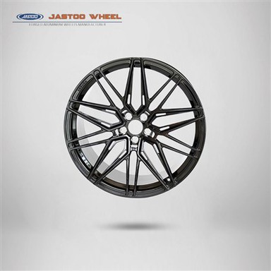 Aluminium forgé brillant noir 22x10 pouces roues de voiture de tourisme